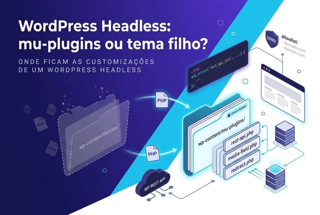 WordPress Headless: mu-plugins ou tema filho? onde ficam as customizações